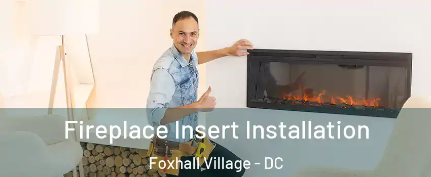 Fireplace Insert Installation Foxhall Village - DC