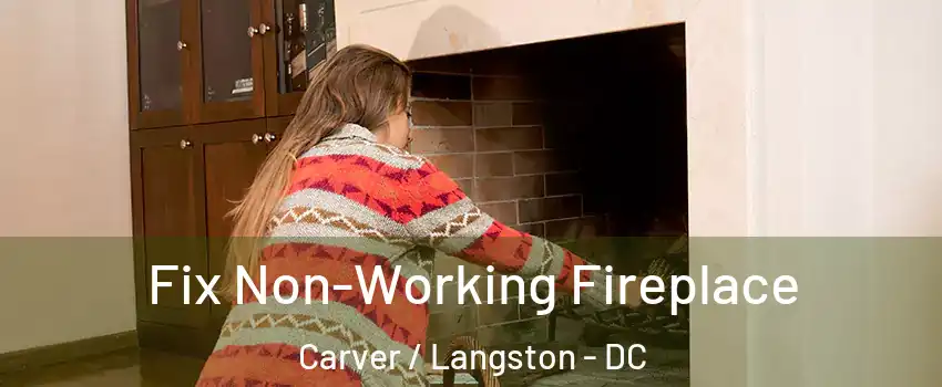 Fix Non-Working Fireplace Carver / Langston - DC