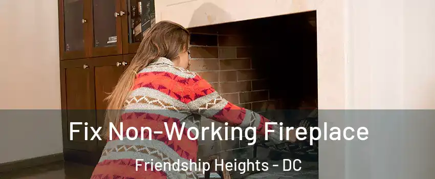 Fix Non-Working Fireplace Friendship Heights - DC