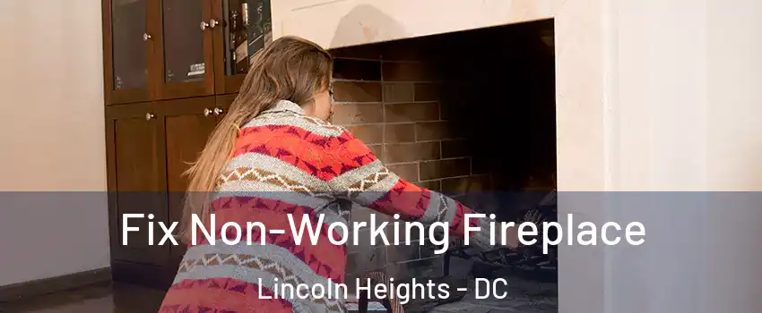Fix Non-Working Fireplace Lincoln Heights - DC