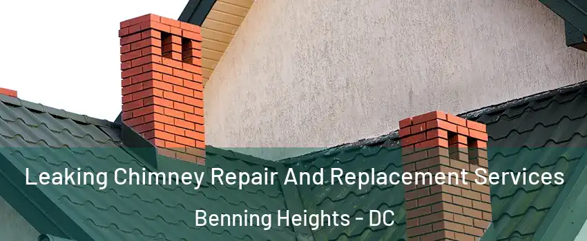 Leaking Chimney Repair And Replacement Services Benning Heights - DC