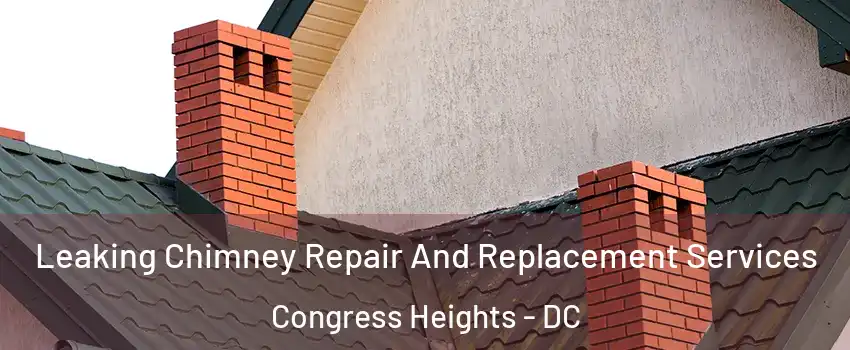 Leaking Chimney Repair And Replacement Services Congress Heights - DC