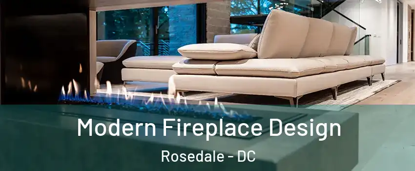 Modern Fireplace Design Rosedale - DC