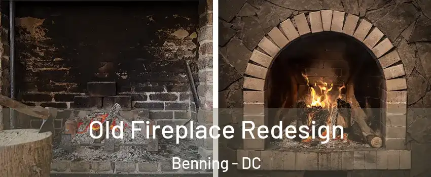 Old Fireplace Redesign Benning - DC