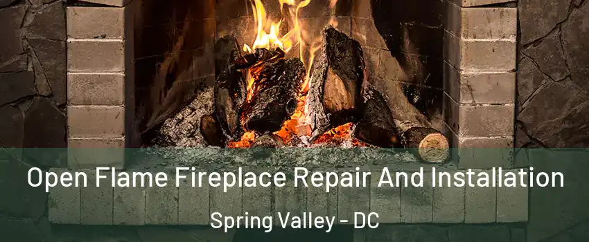 Open Flame Fireplace Repair And Installation Spring Valley - DC